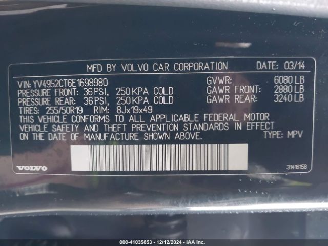 YV4952CT6E1698980 Volvo Xc90 3.2 R-design Platinum