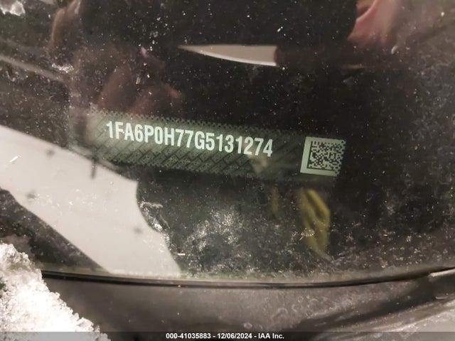 1FA6P0H77G5131274 Ford FUSION SE