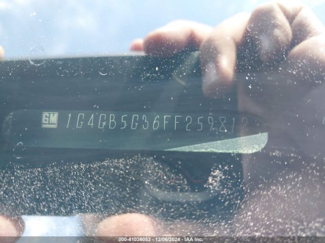 1G4GB5G36FF259812 Buick Lacrosse Leather