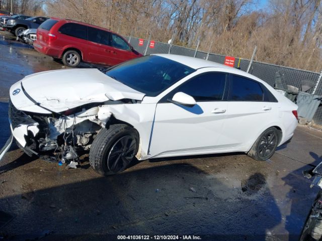 KMHLM4AJ2MU006330 Hyundai Elantra Hybrid Blue