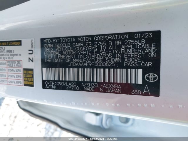 JTDAAAAF9P3000825 Toyota Crown Limited