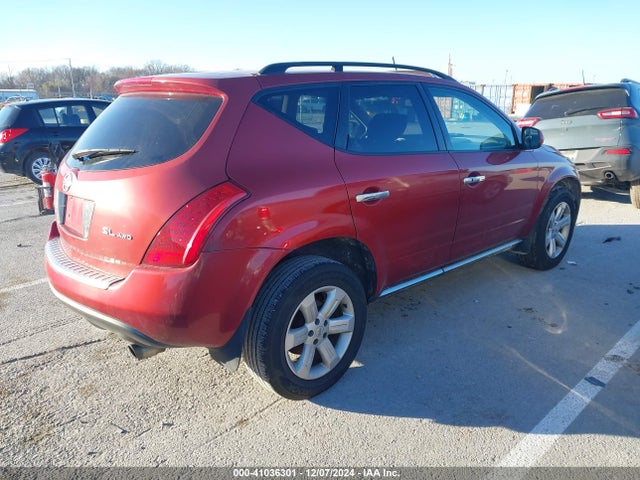 41036301 :رقم المزاد ، JN8AZ08W76W526879 vin ، 2006 Nissan Murano Sl مزاد بيع