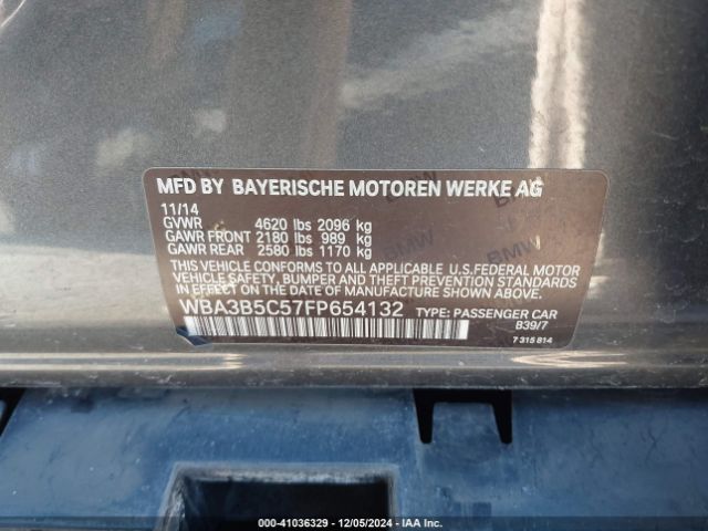 WBA3B5C57FP654132 BMW 328i Xdrive