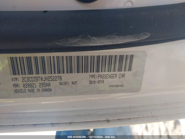 2018 DODGE CHALLENGER 2C3CDZBT0JH252278 Photo 8