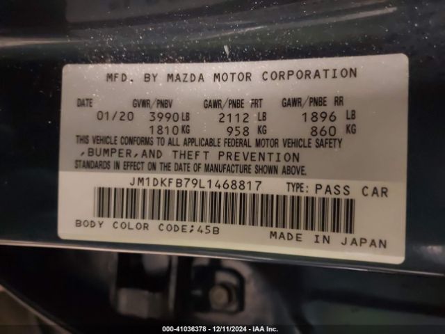 JM1DKFB79L1468817 Mazda Cx-3 Sport