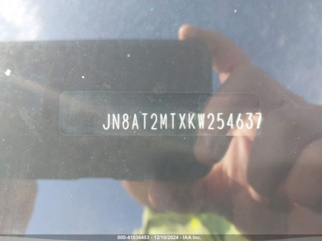 JN8AT2MTXKW254637 Nissan ROGUE SV