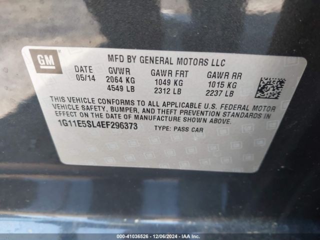 1G11E5SL4EF296373 Chevrolet MALIBU 2LT