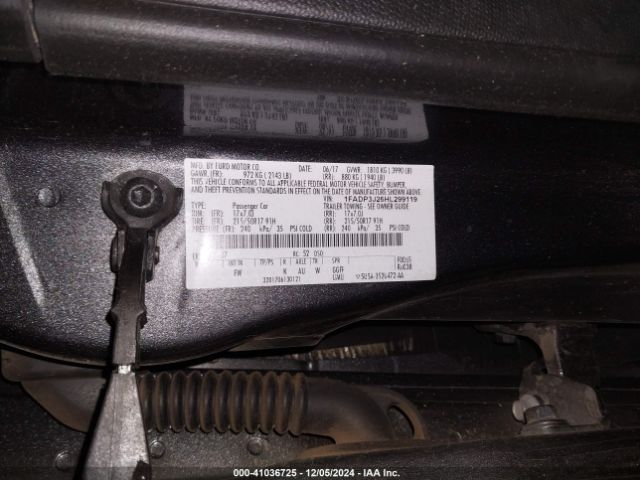 1FADP3J26HL299119 Ford Focus Titanium