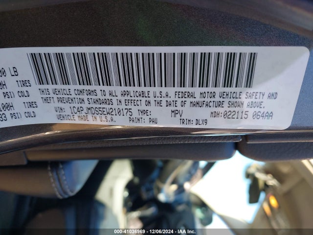 1C4PJMDS5EW210175 Jeep Cherokee Limited