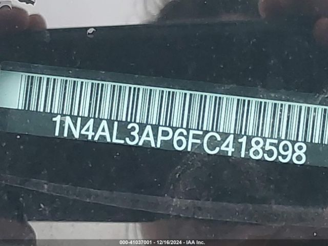 1N4AL3AP6FC418598 Nissan Altima