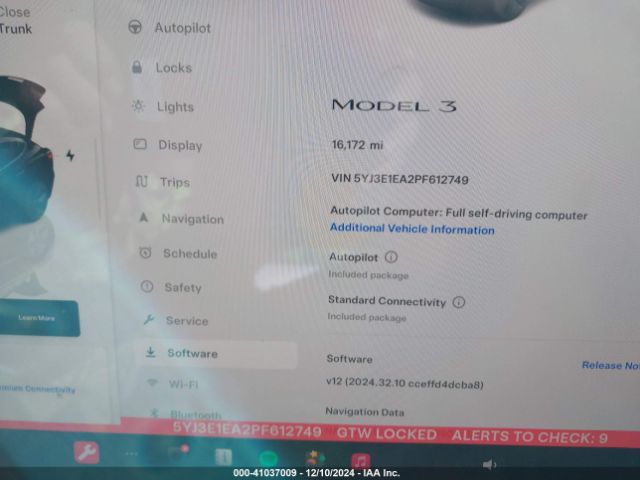 5YJ3E1EA2PF612749 Tesla Model 3 Rear-wheel Drive