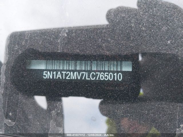 5N1AT2MV7LC765010 Nissan Rogue Sl Intelligent Awd