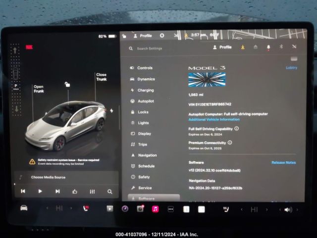 5YJ3E1ET8RF865742 Tesla Model 3 Performance All-wheel Drive