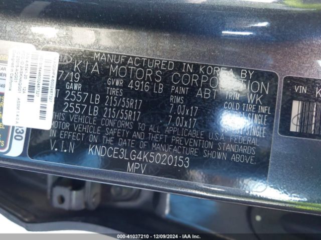 2019 KIA NIRO EV KNDCE3LG4K5020153 Photo 8