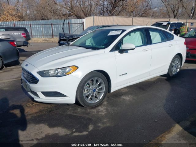 3FA6P0LU4HR324834 Ford Fusion Hybrid Se