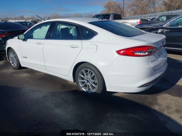 3FA6P0LU4HR324834 Ford Fusion Hybrid Se
