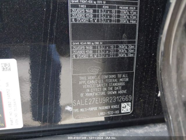 SALE27EU9R2312669 Land Rover Defender 110 P400 X-dynamic Se