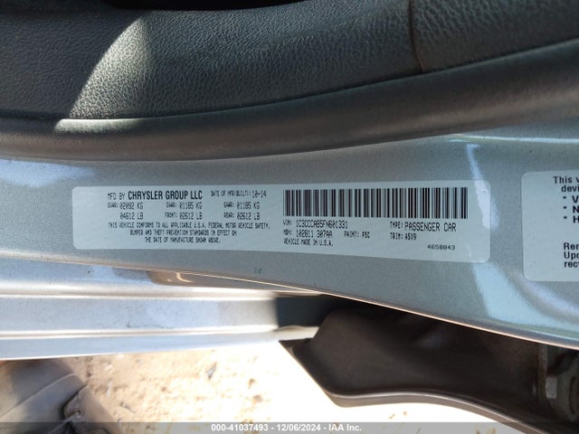 Chrysler 200 Limited 2015 1C3CCCAB5FN601331 Image 9