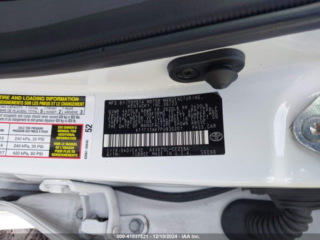 Toyota CAMRY SE 2023 4T1T11AK7PU830201 Image 9