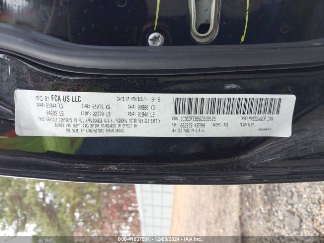 1C3CDFEB9GD539125 Dodge DART GT