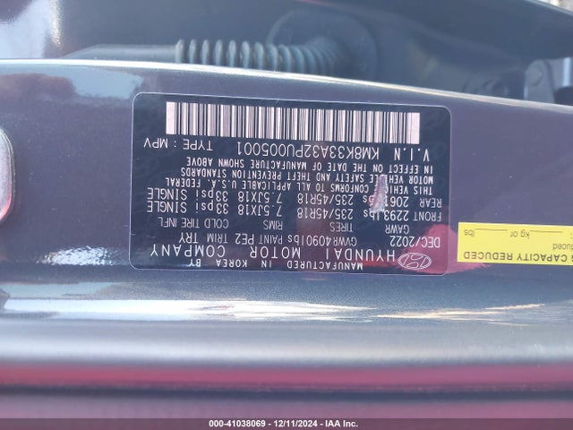 Hyundai Kona N Line 2023 KM8K33A32PU005001 Image 9