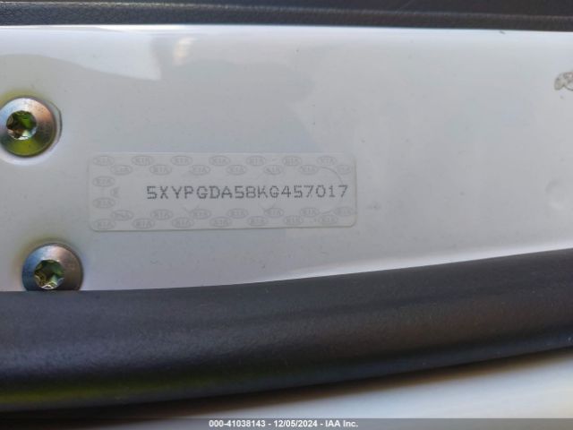 5XYPGDA58KG457017 KIA Sorento 3.3l Lx