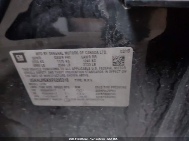 2GKALMEKXF6295318 GMC Terrain Sle-1