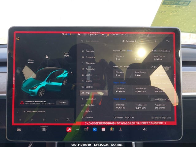 2021 TESLA MODEL Y 5YJYGDEE1MF074948 Photo 6