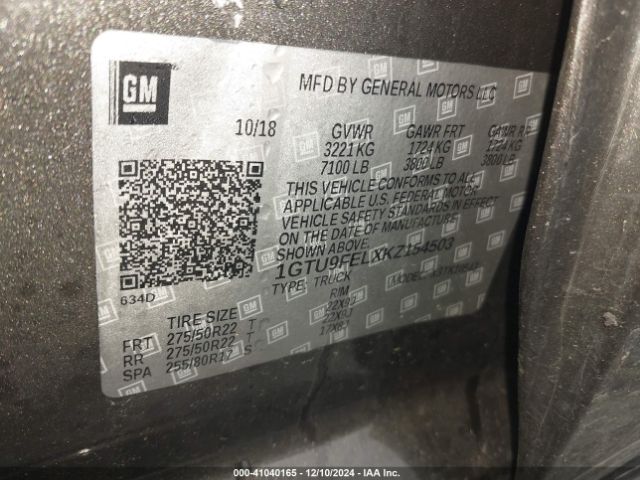 1GTU9FELXKZ154503 GMC Sierra 1500 Denali