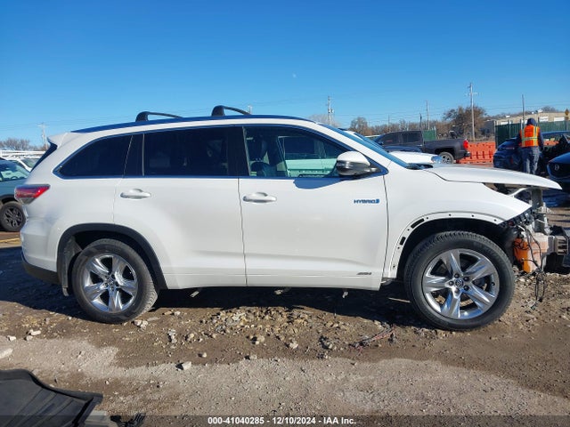 5TDDCRFH4GS017756 Toyota Highlander Hybrid Limited Platinum V6