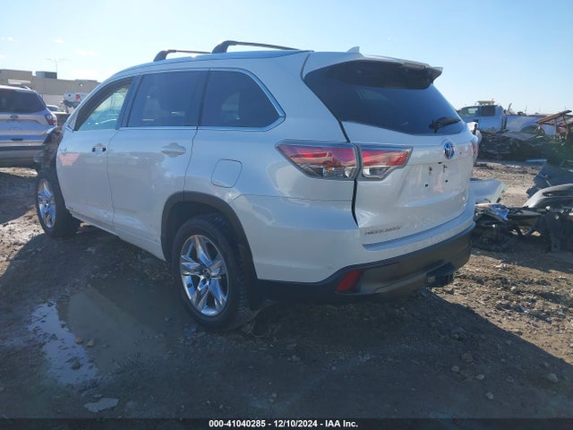 5TDDCRFH4GS017756 Toyota Highlander Hybrid Limited Platinum V6