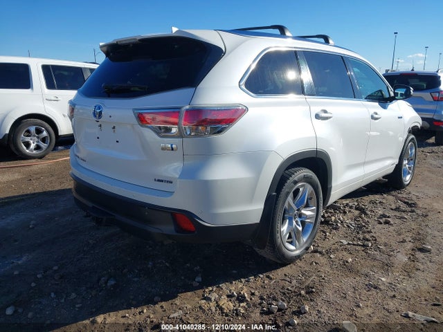 5TDDCRFH4GS017756 Toyota Highlander Hybrid Limited Platinum V6