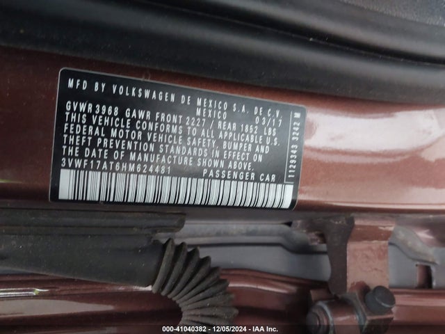 3VWF17AT6HM624481 Volkswagen Beetle #pinkbeetle/1.8t Classic/1.8t S