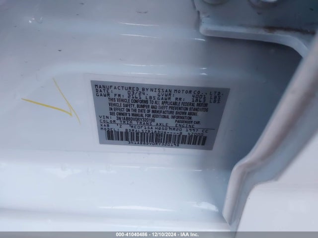 Nissan Sentra Sr Xtronic Cvt 2024 3N1AB8DV0RY320198 Image 9