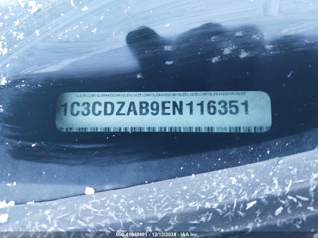 1C3CDZAB9EN116351 Dodge AVENGER SE