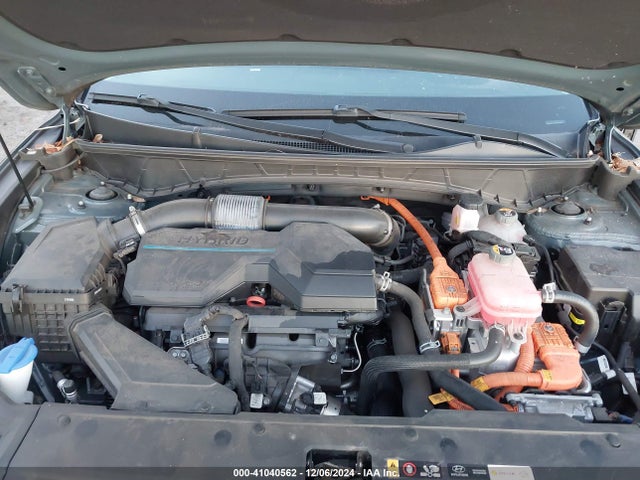 KM8JBCA19NU015096 Hyundai Tucson Hybrid Blue