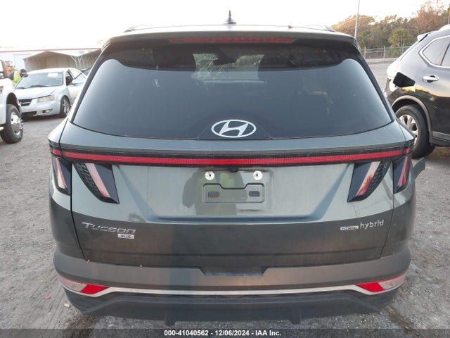 KM8JBCA19NU015096 Hyundai Tucson Hybrid Blue