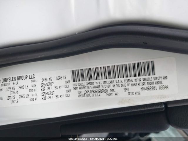 1C4PJMAB3EW287020 Jeep Cherokee Sport