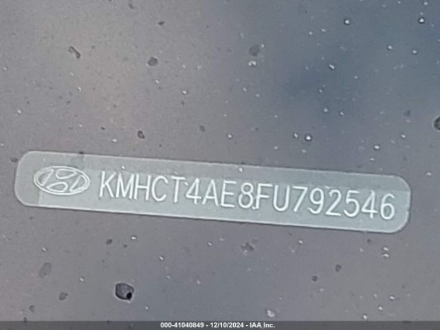 KMHCT4AE8FU792546 Hyundai ACCENT GLS