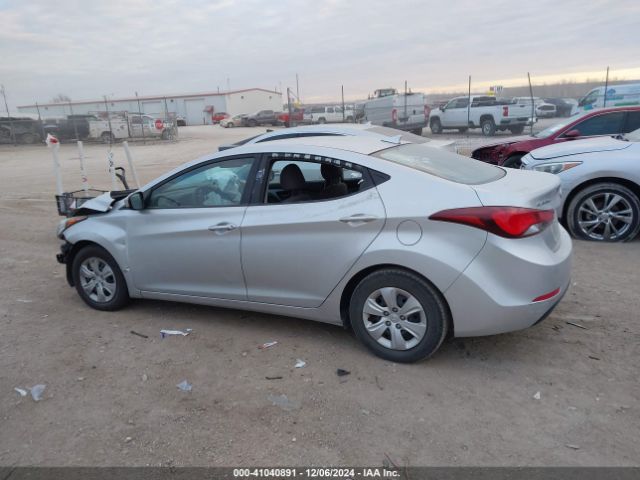 5NPDH4AE3GH765485 Hyundai ELANTRA SE