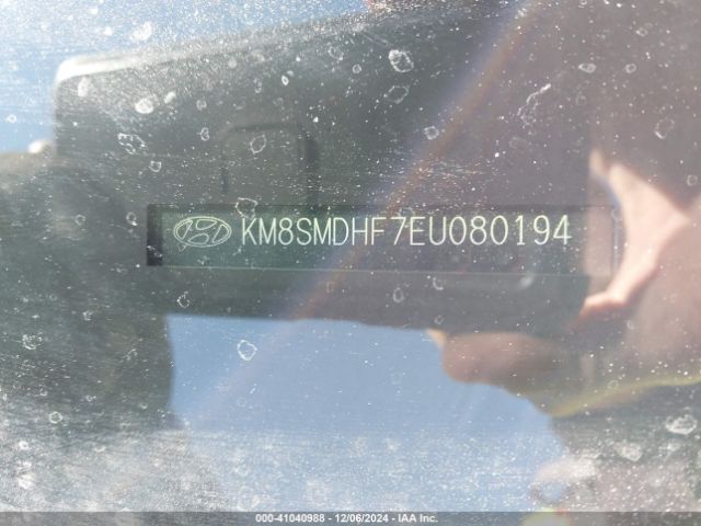KM8SMDHF7EU080194 Hyundai Santa Fe Gls