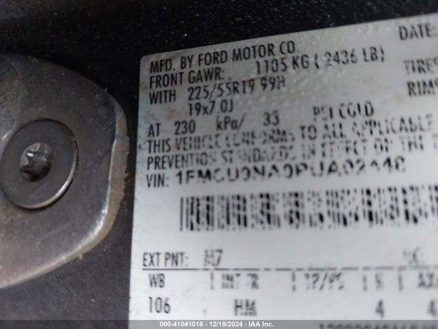 Ford Escape St-line Select 2023 1FMCU9NA0PUA02448 Image 9