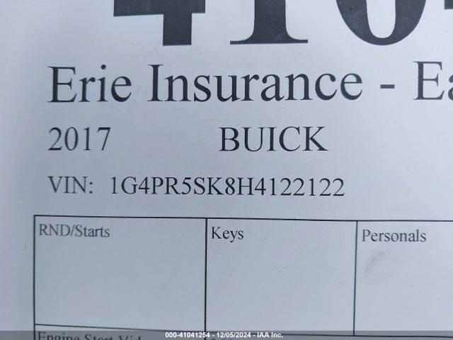 1G4PR5SK8H4122122 Buick Verano Sport Touring