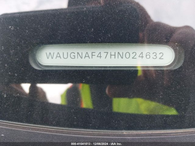 WAUGNAF47HN024632 Audi A4 2.0t Premium
