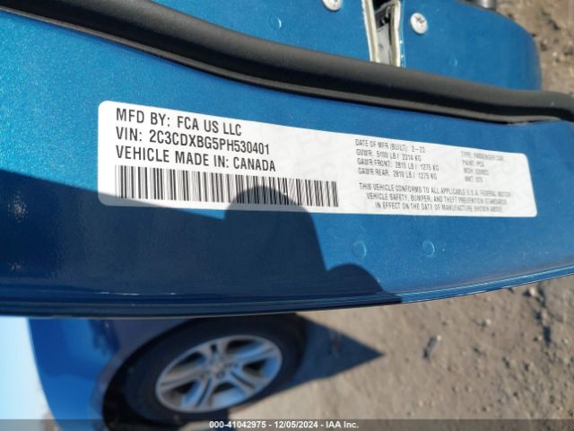 2C3CDXBG5PH530401 Dodge Charger Sxt