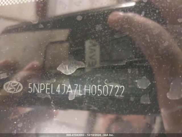 5NPEL4JA7LH050722 Hyundai SONATA SEL