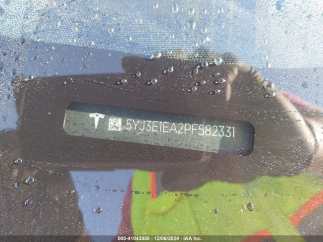 5YJ3E1EA2PF582331 Tesla Model 3 Rear-wheel Drive