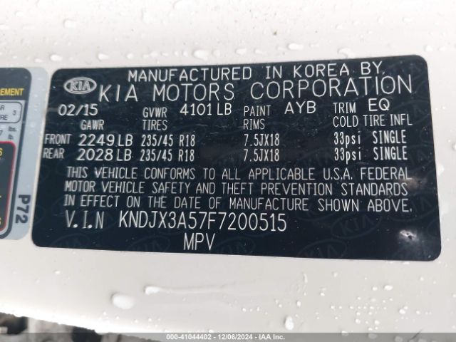 KNDJX3A57F7200515 KIA Soul !