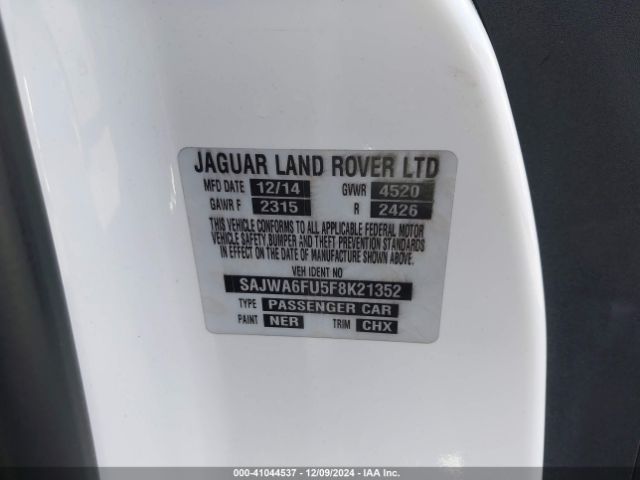 SAJWA6FU5F8K21352 Jaguar F-TYPE S