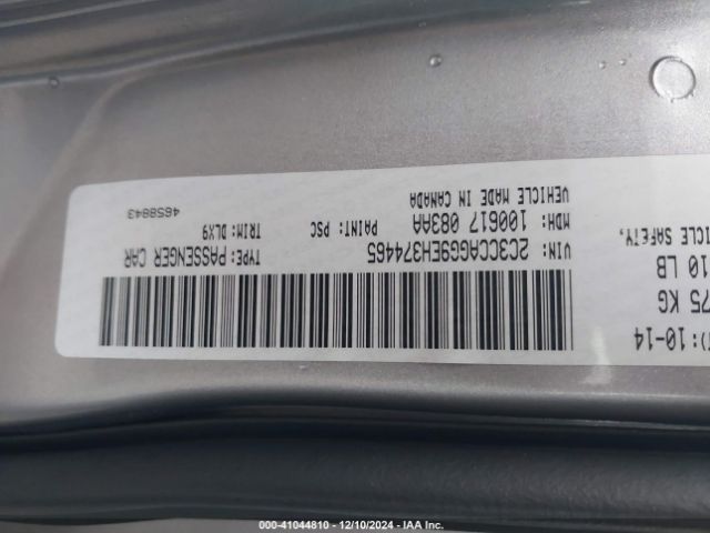 2C3CCAGG9EH374465 Chrysler 300 300s